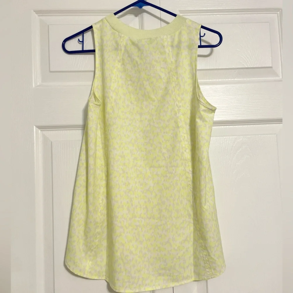 Athleta Zephyr Refined Tank in Yellow Leopard - Picture 6 of 6